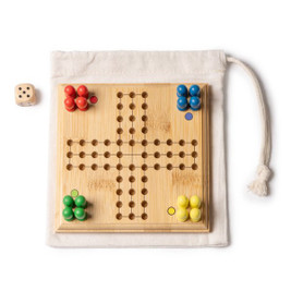 Stamina JU1683 - SISCAR Set of parcheesi made of bamboo