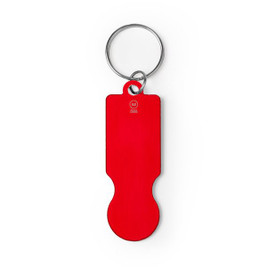 Stamina KO1556 - HORNET Recycled aluminium coin keychain ideal for the shopping cart