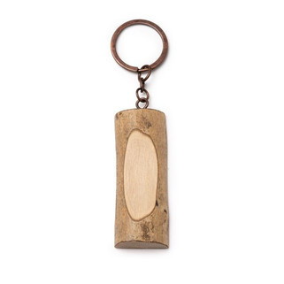 Stamina KO1606 - TELMON Wooden trunk keychain with indentation