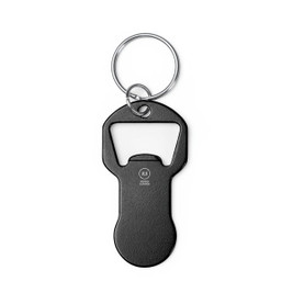 Stamina KO1799 - TAGAN Recycled aluminum keychain bottle opener with coin for the shopping cart