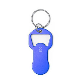 Stamina KO1799 - TAGAN Recycled aluminum keychain bottle opener with coin for the shopping cart