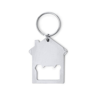 Stamina KO1877 - MANEX Multi-tool keychain in stainless steel in the shape of a house