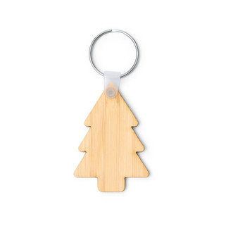 Stamina KO1897 - LACEY Keychain in the shape of a Christmas tree made of bamboo