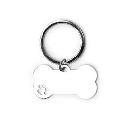 Stamina KO1902 - CHOP Keyring made of 201 metal in the shape of a dog bone