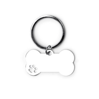 Stamina KO1902 - CHOP Keyring made of 201 metal in the shape of a dog bone