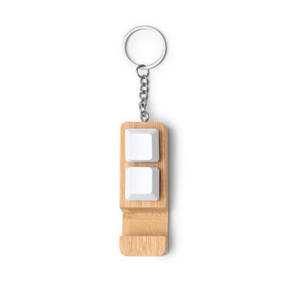 Stamina KO1904 - GALION Bamboo keyring with smartphone holder