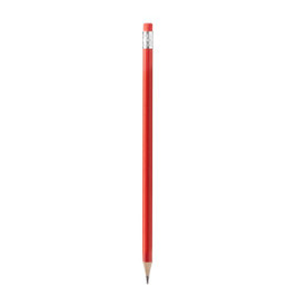 Stamina LA1824 - TRALEM Round wooden pencil with matching colour eraser