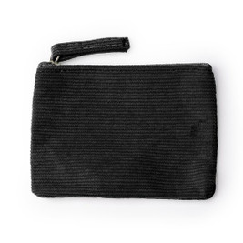 Stamina MN1737 - DAKE Purse made of corduroy fabric with zip closure and matching zipper