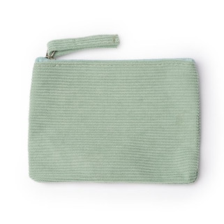 Stamina MN1737 - DAKE Purse made of corduroy fabric with zip closure and matching zipper