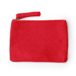 Stamina MN1737 - DAKE Purse made of corduroy fabric with zip closure and matching zipper