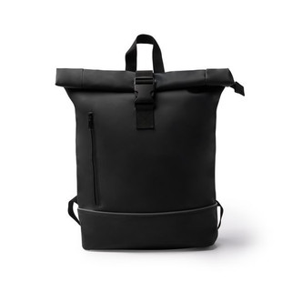 Stamina MO1923 - VALDEZ Backpack made from PU and 210D RPET with an extendable main compartment featuring a zip closure and buckle