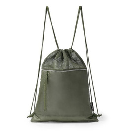 Stamina MO2028 - MASKOT Drawstring backpack made from RPET 210D with mesh fabric on the top and all over the back