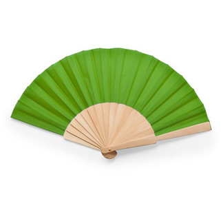 CALESA Hand fan with wooden ribs and polyester fabric - EgotierPro PF3111