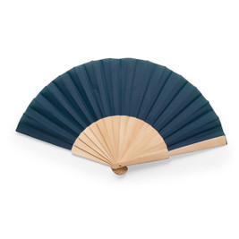 CALESA Hand fan with wooden ribs and polyester fabric - EgotierPro PF3111
