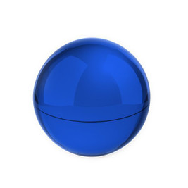 Stamina SB1225 - BEISO Lip balm in a sphere-shaped recipient with a chrome plated finish