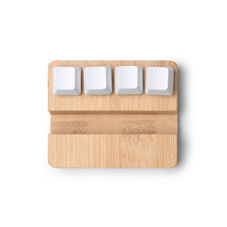 Stamina SO1903 - CLINTON Smartphone holder made of bamboo with mechanical anti-stress keys