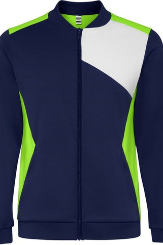 Roly SU0340 - LEROS Veste de sport avec fermeture à glissière brossée sur le devant