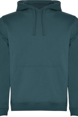 Roly SU1067 - URBAN Sweat-shirt bicolore avec capuche doublée et cordon de serrage contrasté