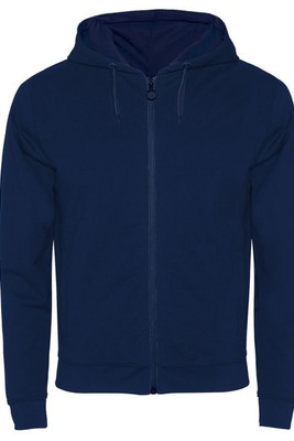 Roly SU1105 - FUJI Sweat jacket in non-brushed fleece with details in fluor colour