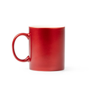 Stamina TZ1509 - MARTY Ce mug en céramique spécial pour traitement laser est doté dune couche intérieure dorée et brillante et possède une capacité de 350 ml