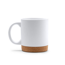 Stamina TZ1637 - NURIX Matte ceramic mug with a removable cork base