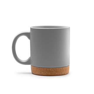 Stamina TZ1637 - NURIX Matte ceramic mug with a removable cork base