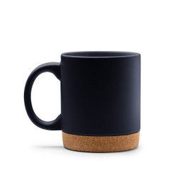 Stamina TZ1637 - NURIX Matte ceramic mug with a removable cork base