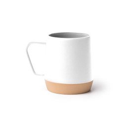 Stamina TZ2013 - TIDAK Ceramic mug with a capacity of 320 ml and an interior in a colour matching the body