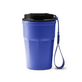 Stamina VA1644 - KEURY Double-walled 304 stainless steel thermal tumbler with handle in a ceramic finish design