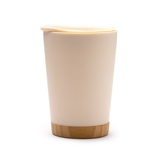 Stamina VA1686 - MIRIN Double-walled cup with recycled PP body and bamboo base