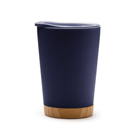 Stamina VA1686 - MIRIN Double-walled cup with recycled PP body and bamboo base