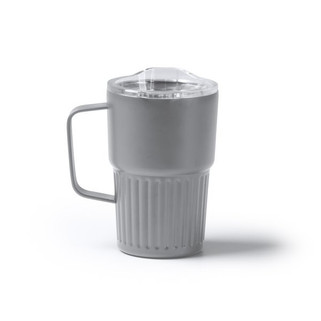 Stamina VA1794 - NUBEX Recycled 304 stainless steel thermal cup with double-walled bevelled design