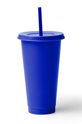 Stamina VA1995 - BAKY Herbruikbare beker met deksel en rietje gemaakt van gerecycled PP