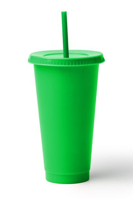 Stamina VA1995 - BAKY Reusable cup with lid and straw made from recycled PP