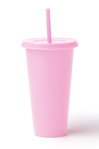 Stamina VA1995 - BAKY Reusable cup with lid and straw made from recycled PP