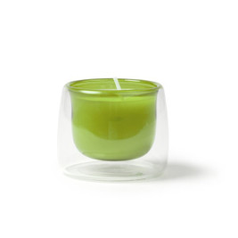 Stamina VL1530 - FLORA Scented candle in a double-layer glass recipient