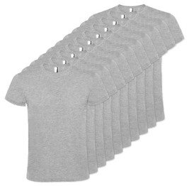 Pakke med 10 Roly CA6424 - ATOMIC 150 Tubular kortærmet t-shirt