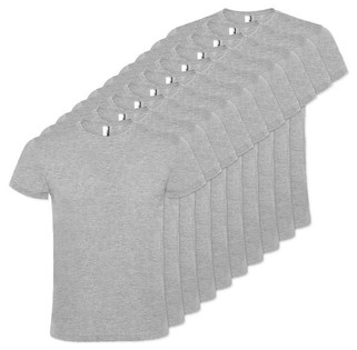 Förpackning med 10 Roly CA6424 - ATOMIC 150 Tubular kortärmad t-shirt