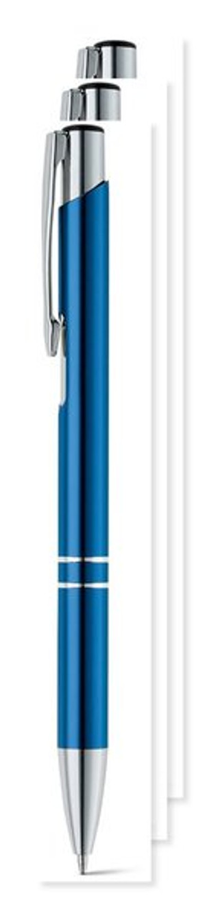 Pak van 3 Egotier 91311 - Aluminium balpen met clip