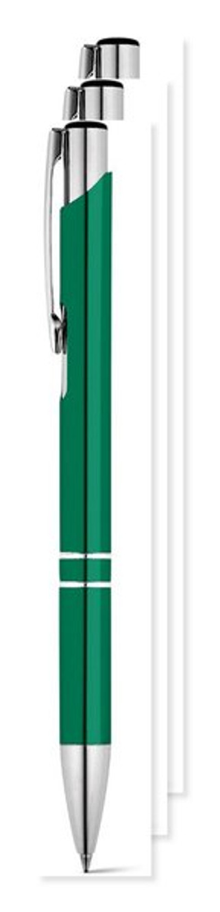 Pak van 3 Egotier 91311 - Aluminium balpen met clip