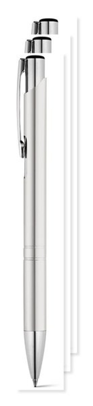 Pak van 30 Egotier 91311 - Aluminium balpen met clip