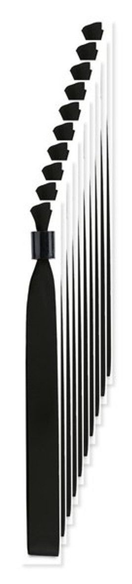 Pack of 100 Egotier 94970 - Tamper proof satin bracelet