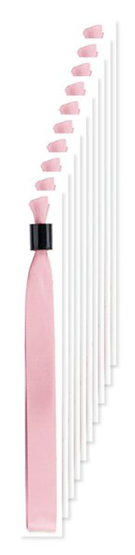 Pack of 100 Egotier 94970 - Tamper proof satin bracelet