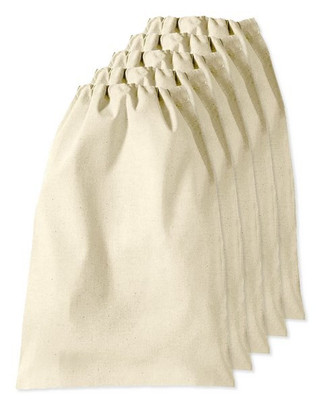 Pack de 5 Westford mill WM115 - Sac Polyvalent en Coton Westford Mill