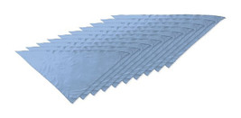 Pack of 10 Valento PNVAFIE - Triangular scarf FIESTA