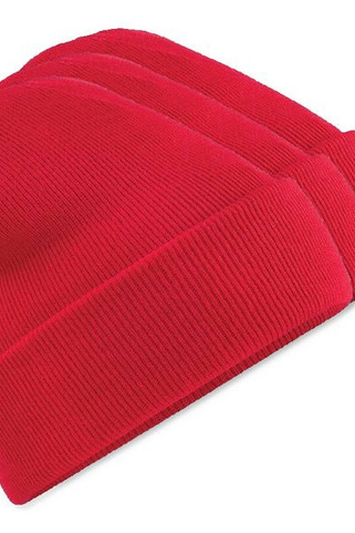 Pack of 3 Beechfield BF045 - Cozy Windproof Unisex Beanie with Secure Flap