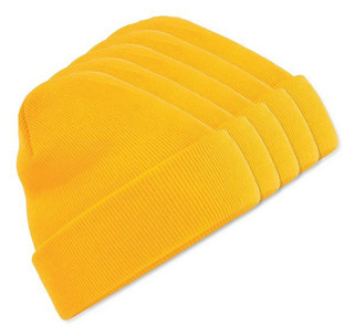 Pack of 5 Beechfield BF045 - Cozy Windproof Unisex Beanie with Secure Flap
