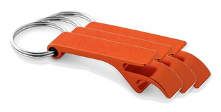 Pack mit 3 Egotier 93151 - Schlüsselanhänger aus Aluminium mit Flaschenöffner