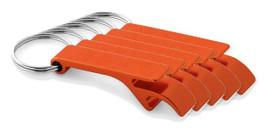 Pack mit 5 Egotier 93151 - Schlüsselanhänger aus Aluminium mit Flaschenöffner
