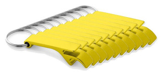 Pak van 10 Egotier 93151 - Aluminium sleutelhanger met capsule-opener